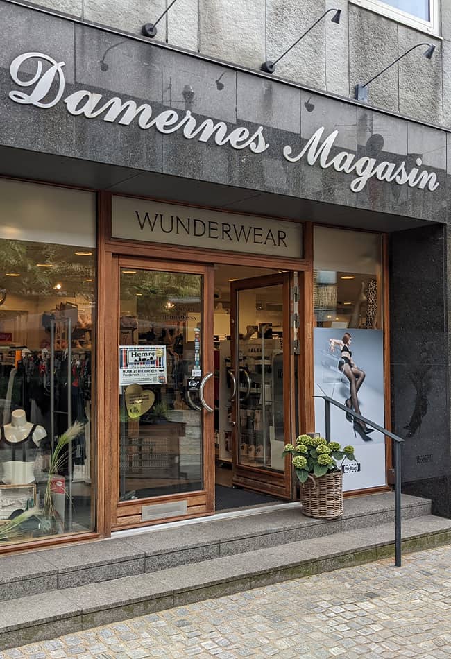 Wunderwear by Damernes Magasin - butik billede